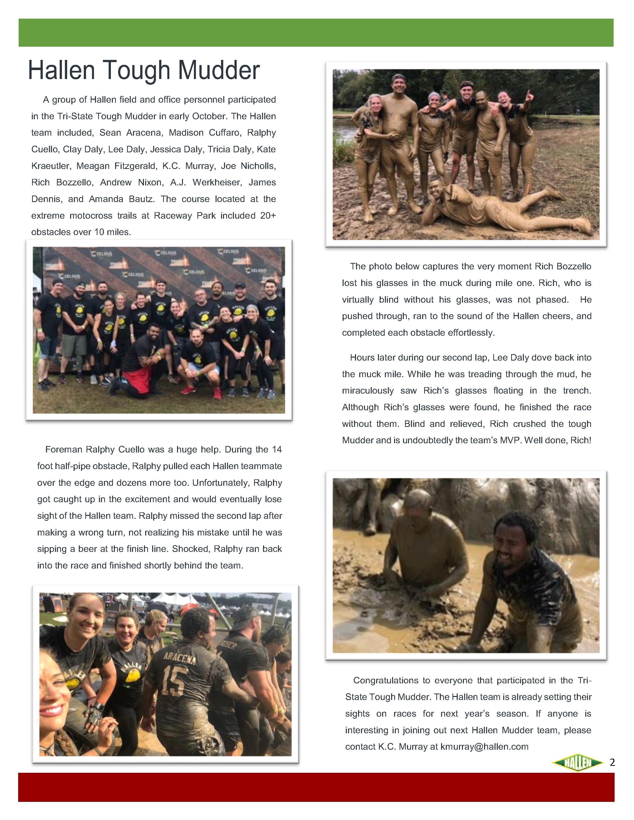 December 2018 Company Newsletter page 2